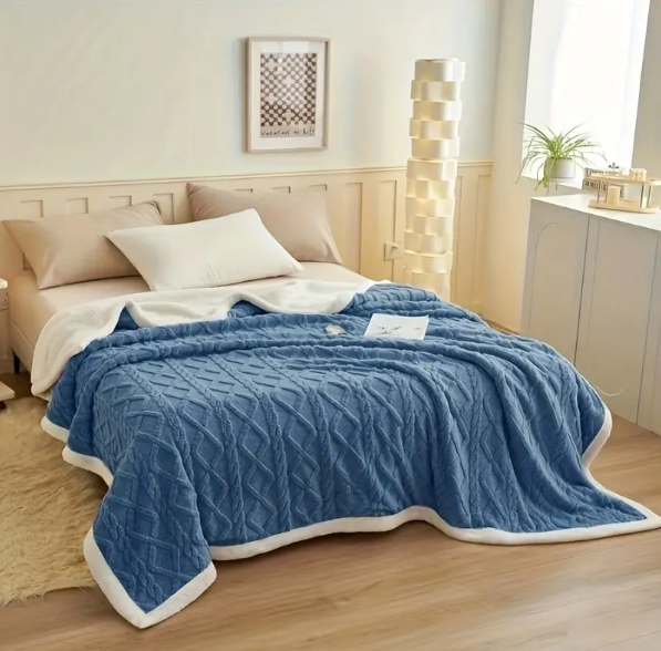Frazada Sherpa Jacquard