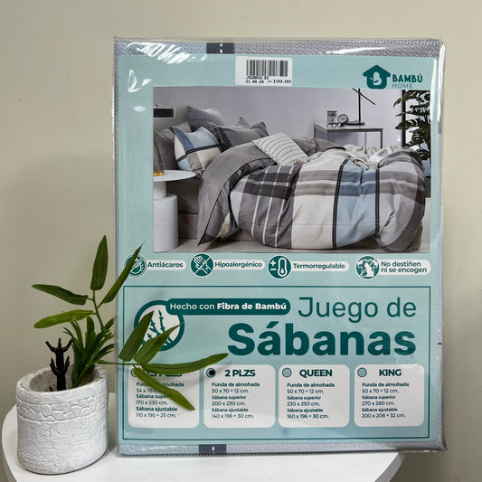 Juego de Sábana Estampada Antonio