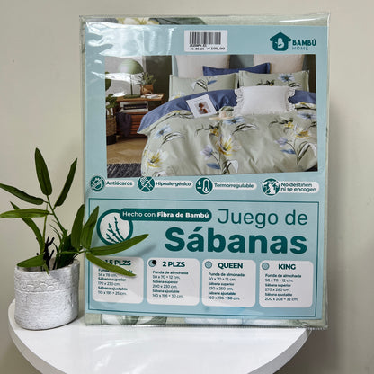 Juego de Sábana Estampada Daphine