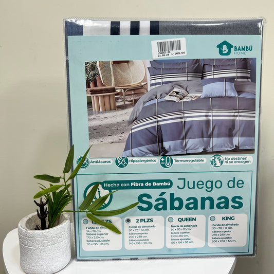 Juego de Sábana Estampada Deco