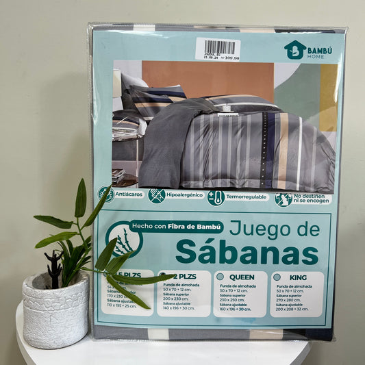 Juego de Sábana Estampada Dulce