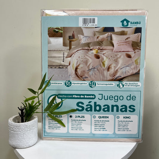 Juego de Sábana Estampada Edén