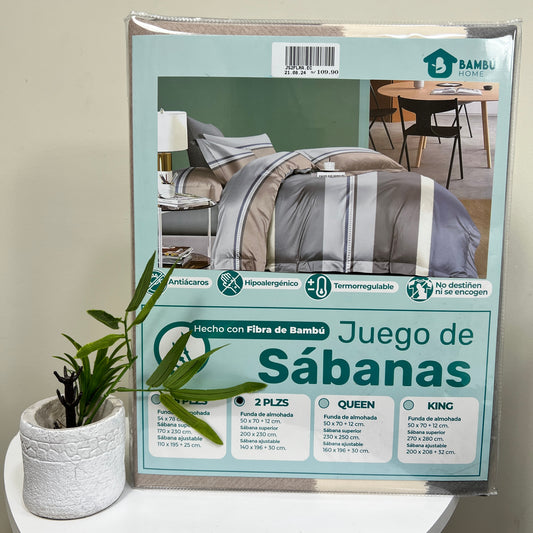 Juego de Sábana Estampada Florida