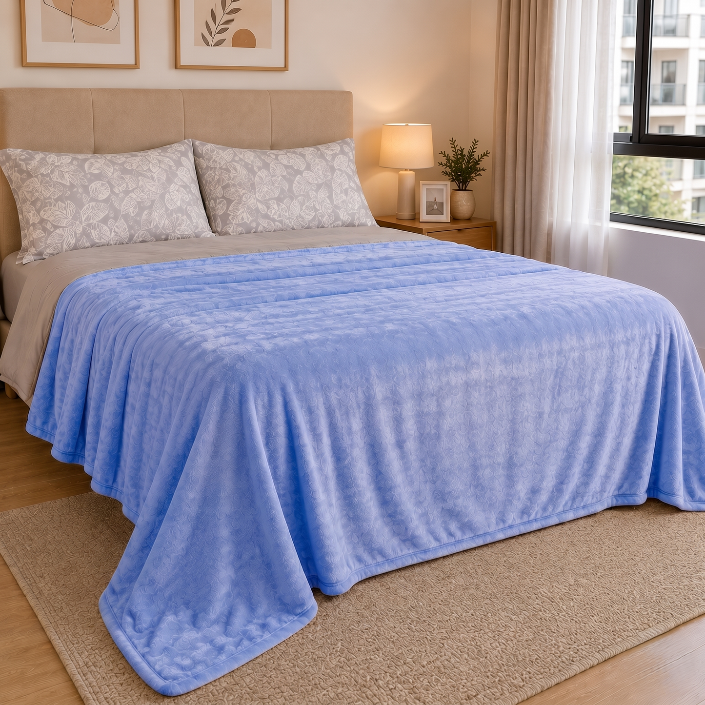 Manta Bubble Soft - 200x220 cm. - Extra Suave y Abrigadora