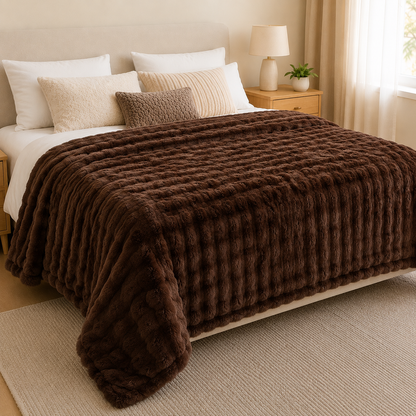 Manta Bubble Soft - 200x220 cm. - Extra Suave y Abrigadora