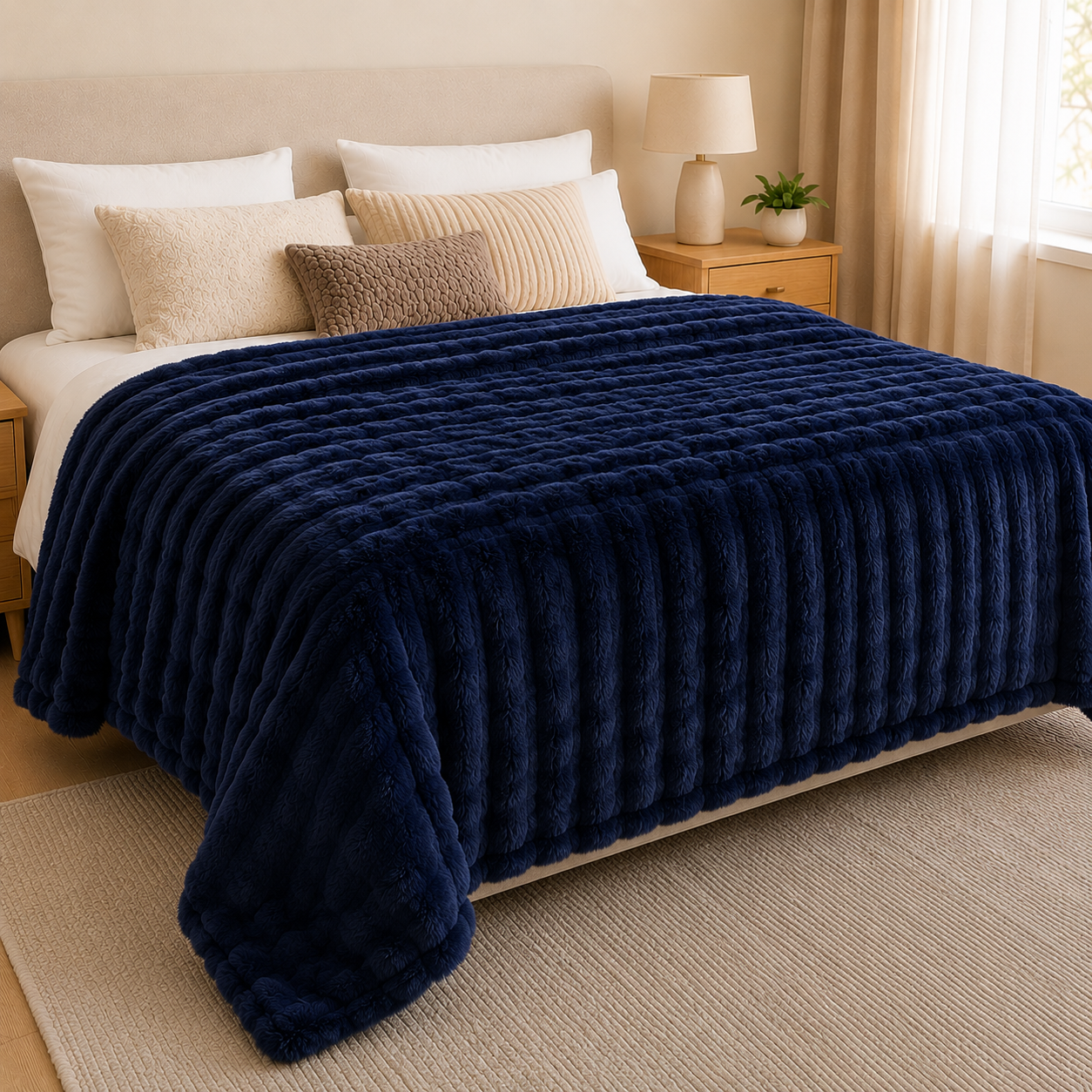Manta Bubble Soft - 200x220 cm. - Extra Suave y Abrigadora