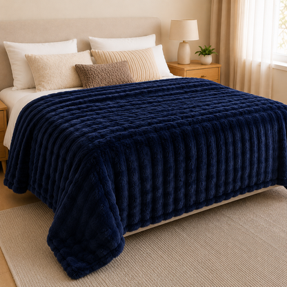 Manta Bubble Soft - 200x220 cm. - Extra Suave y Abrigadora