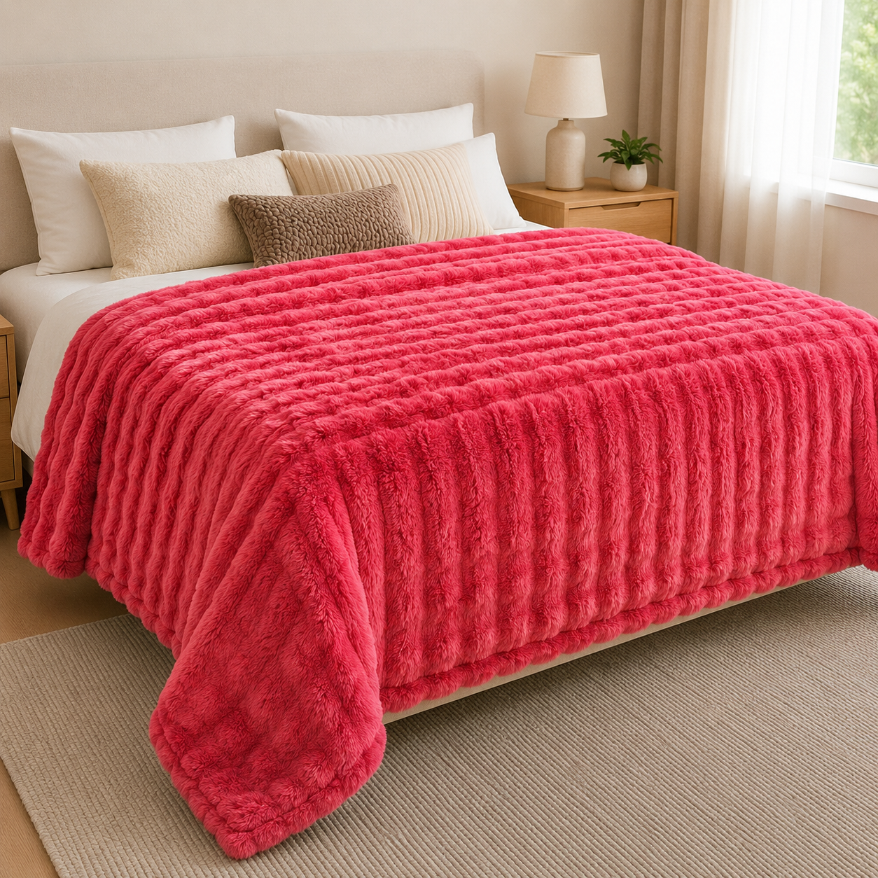 Manta Bubble Soft - 200x220 cm. - Extra Suave y Abrigadora