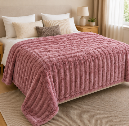 Manta Bubble Soft - 200x220 cm. - Extra Suave y Abrigadora