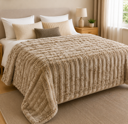 Manta Bubble Soft - 200x220 cm. - Extra Suave y Abrigadora