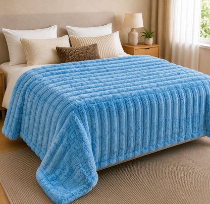 Manta Bubble Soft - 200x220 cm. - Extra Suave y Abrigadora