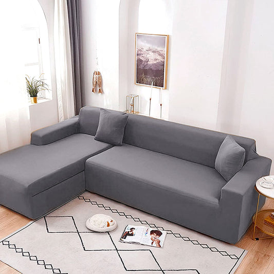 Forro De Mueble Soft Plata 4 Pcs Modular