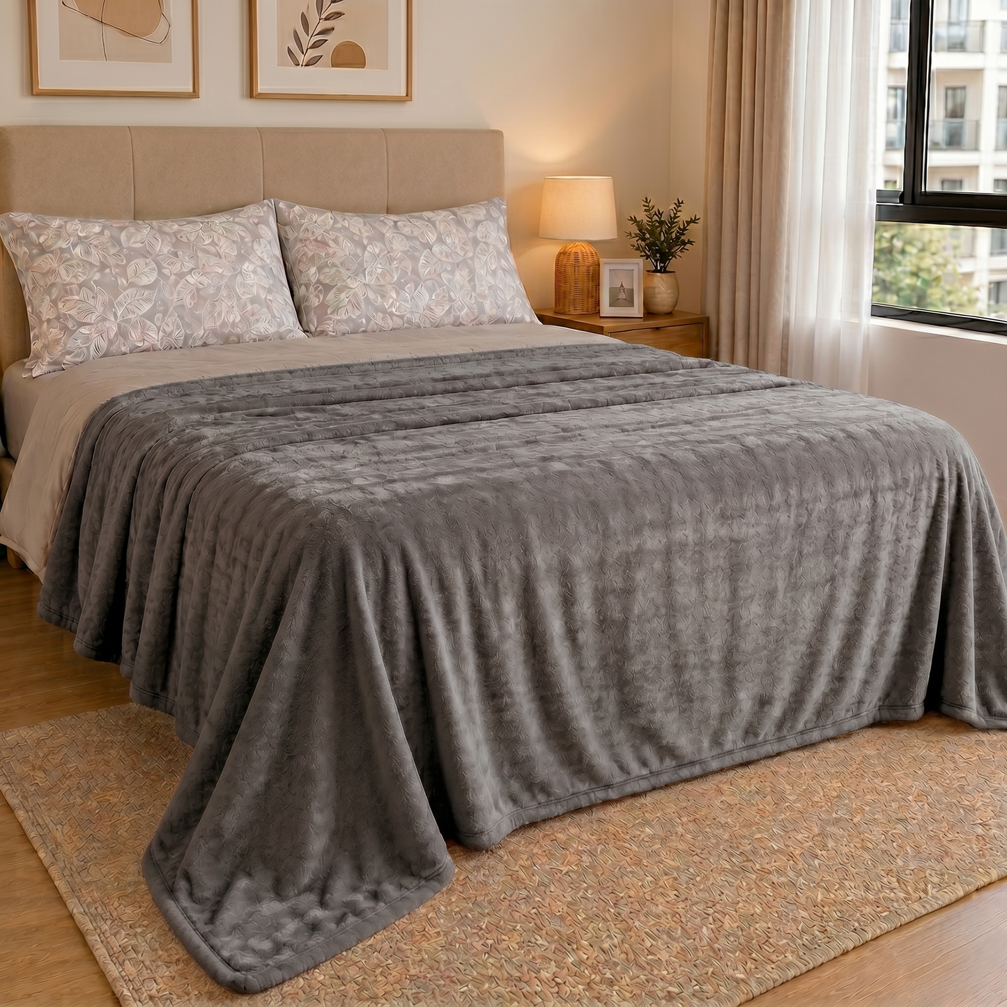 Manta Bubble Soft - 200x220 cm. - Extra Suave y Abrigadora