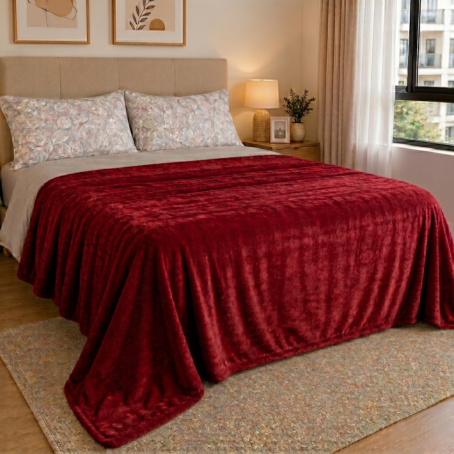 Manta Bubble Soft - 200x220 cm. - Extra Suave y Abrigadora