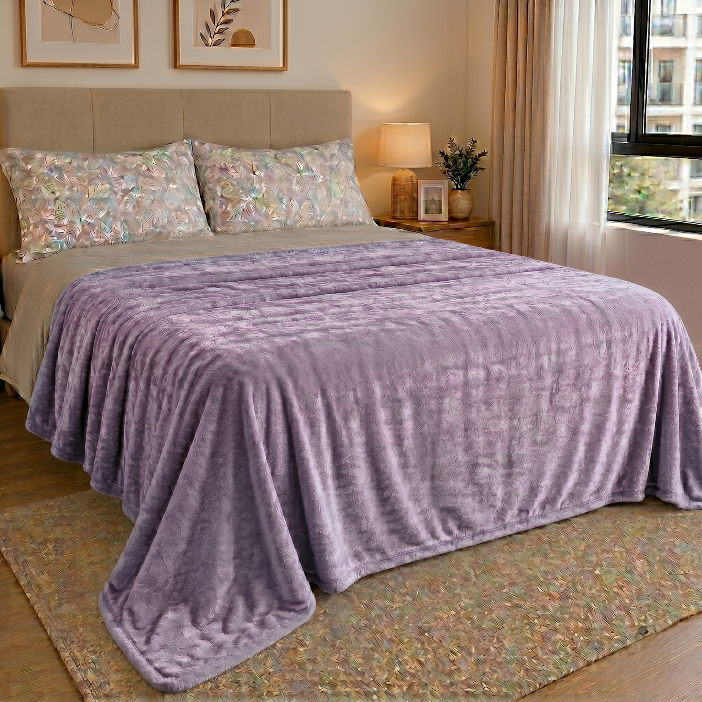 Manta Bubble Soft - 200x220 cm. - Extra Suave y Abrigadora