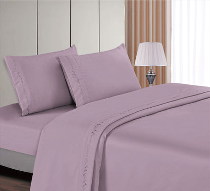 Juego de Sábanas Bambú Bordadas Termorregulables