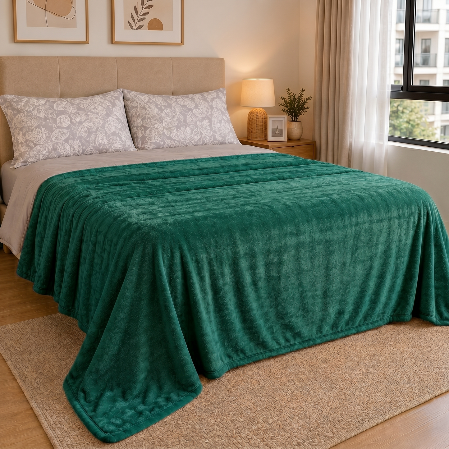 Manta Bubble Soft - 200x220 cm. - Extra Suave y Abrigadora