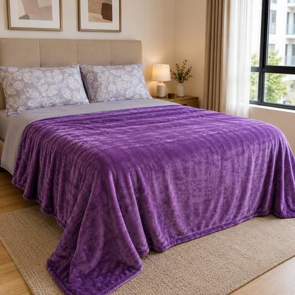 Manta Bubble Soft - 200x220 cm. - Extra Suave y Abrigadora