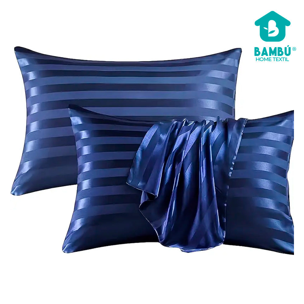 Set x2 de Fundas de Almohada de Fibra de Bambú