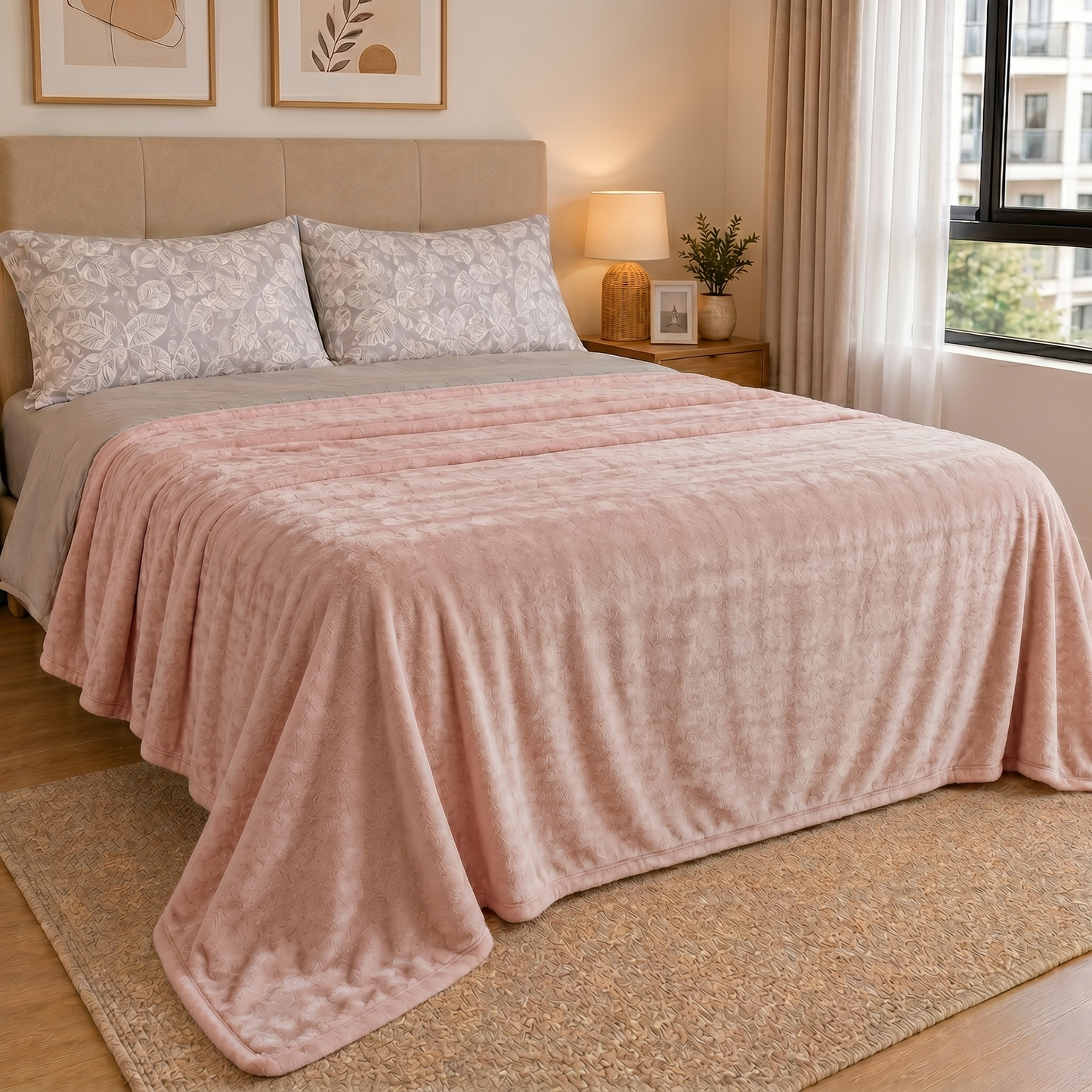 Manta Bubble Soft - 200x220 cm. - Extra Suave y Abrigadora