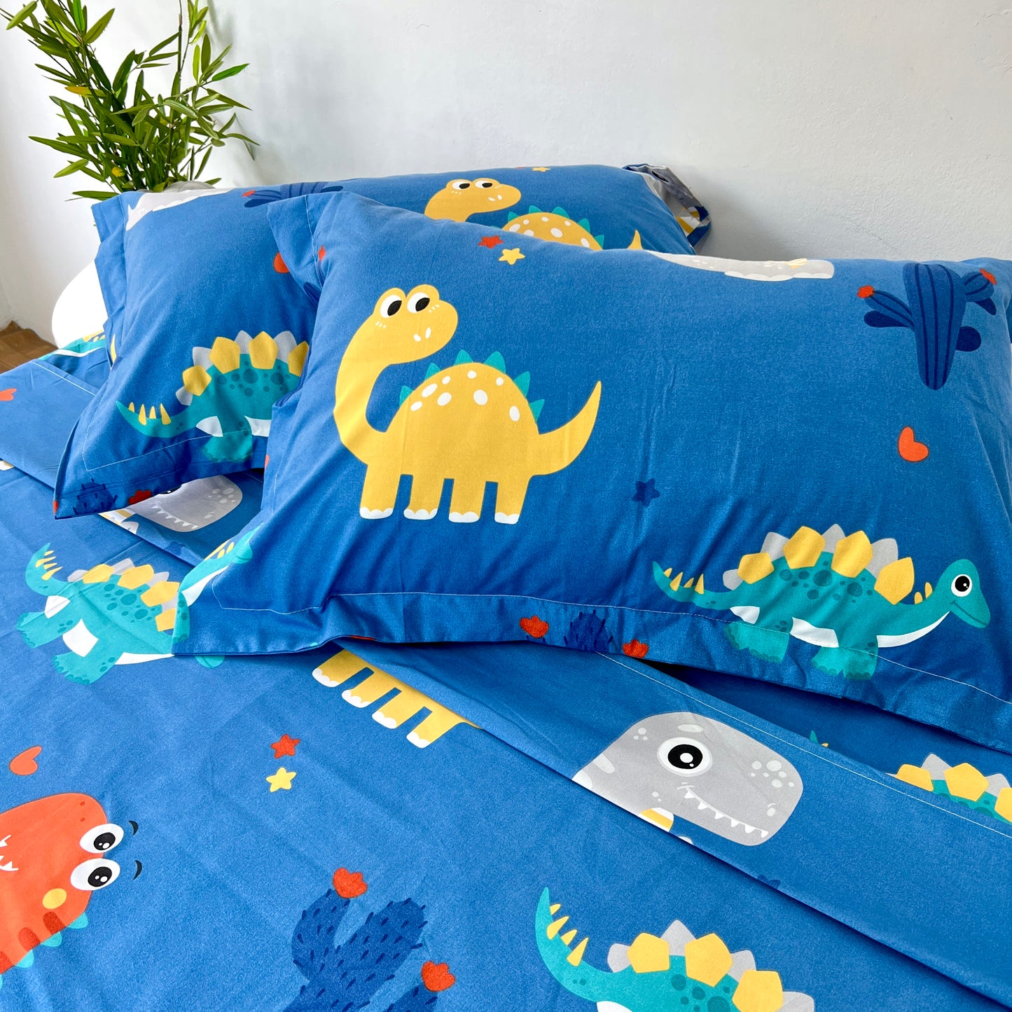 Juego de Sabanas Kids Estampada Blue Dino