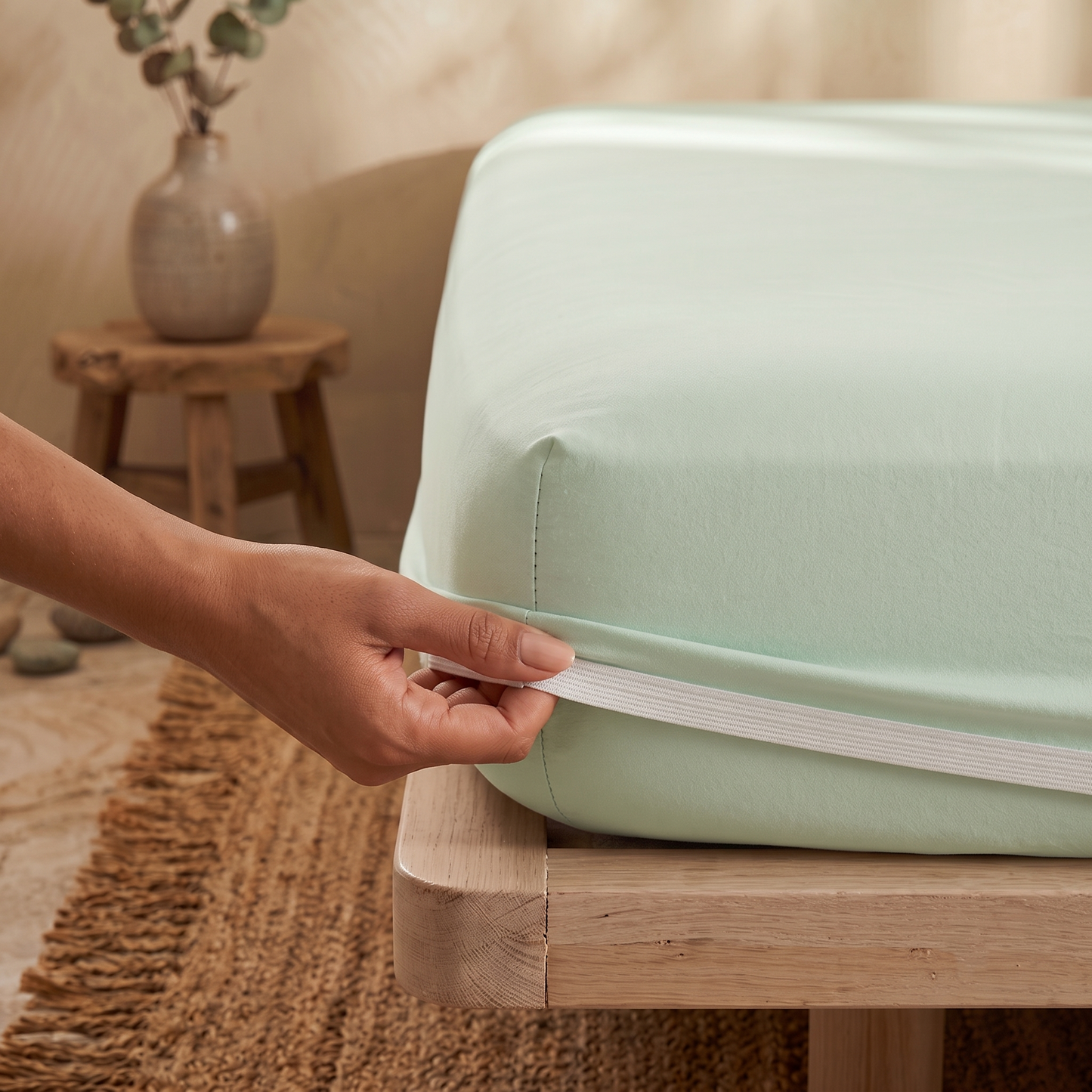 Sábana Bajera Ajustable Bambú Home® Everyday | Elástico 360°