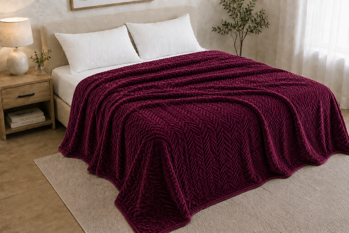 Manta Bubble Soft - 200x220 cm. - Extra Suave y Abrigadora