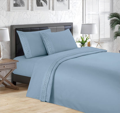 Juego de Sábanas Bambú Bordadas Termorregulables